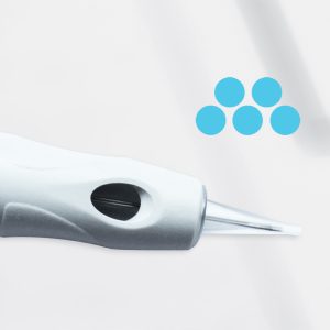 5-point safety needle for micropigmentation